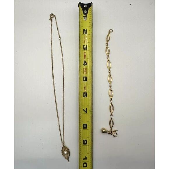 Vintage Sarah Coventry Gold Tone Necklace‎ And Bracelet Lot - Picture 6 of 8